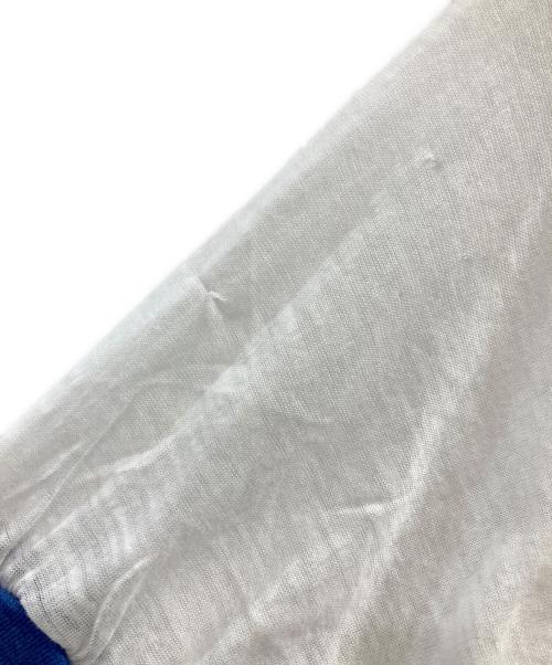 USED（ユーズド）USED (ユーズド) MAKE MINE CHEVYプリントリンガーT ホワイト サイズ:不明（実寸参照）の古着・服飾アイテム