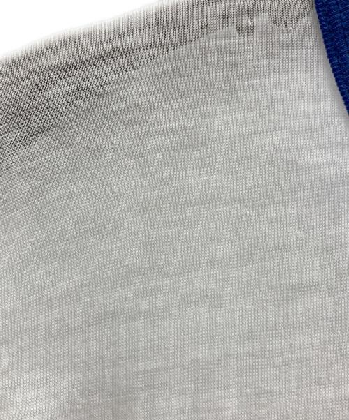 USED（ユーズド）USED (ユーズド) MAKE MINE CHEVYプリントリンガーT ホワイト サイズ:不明（実寸参照）の古着・服飾アイテム