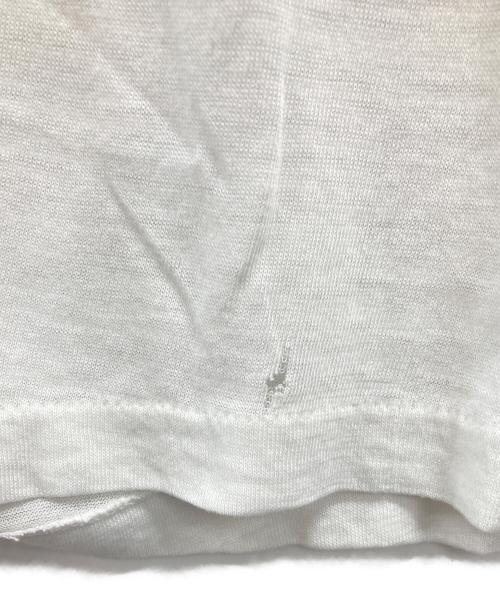 USED（ユーズド）USED (ユーズド) MAKE MINE CHEVYプリントリンガーT ホワイト サイズ:不明（実寸参照）の古着・服飾アイテム
