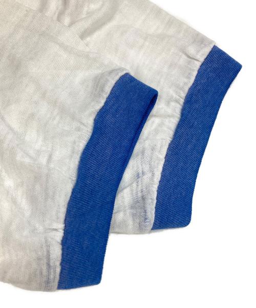 USED（ユーズド）USED (ユーズド) MAKE MINE CHEVYプリントリンガーT ホワイト サイズ:不明（実寸参照）の古着・服飾アイテム