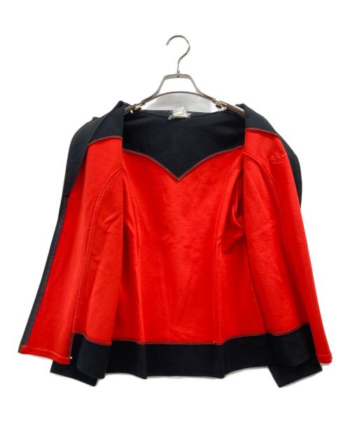 adidas（アディダス）adidas (アディダス) 襟付トラックジャケット ブラック サイズ:44の古着・服飾アイテム