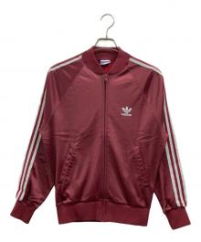 adidas（アディダス）の古着「トラックジャケット」｜バーガンディー
