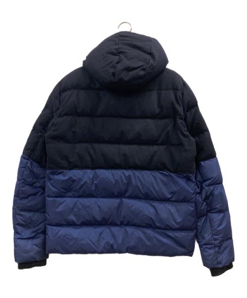 MONCLER（モンクレール）MONCLER (モンクレール) ダウンジャケット ブラック×ネイビー サイズ:3の古着・服飾アイテム