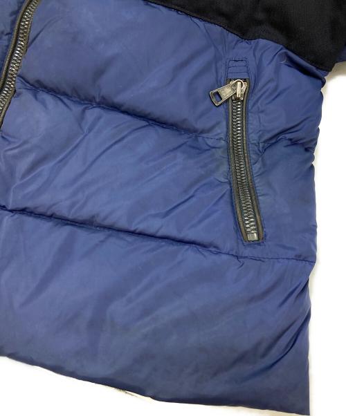 MONCLER（モンクレール）MONCLER (モンクレール) ダウンジャケット ブラック×ネイビー サイズ:3の古着・服飾アイテム