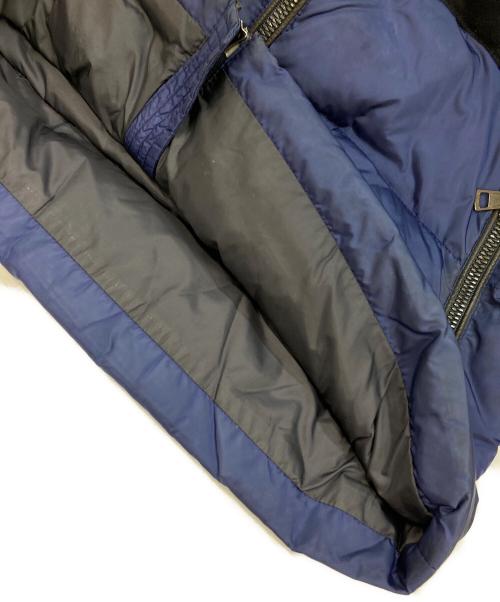 MONCLER（モンクレール）MONCLER (モンクレール) ダウンジャケット ブラック×ネイビー サイズ:3の古着・服飾アイテム