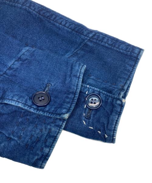 BLUE BLUE（ブルーブルー）BLUE BLUE (ブルーブルー) パッチワークカバーオール インディゴ サイズ:3の古着・服飾アイテム