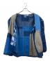 BLUE BLUE (ブルーブルー) パッチワークカバーオール インディゴ サイズ:3：15000円