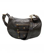 TOD'Sトッズ）の古着「スタッズレザーワンショルダーバッグ」｜ブラウン