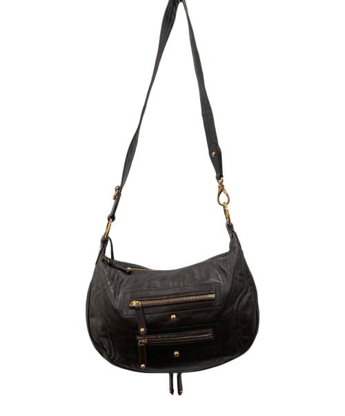 TOD'S（トッズ）TOD'S (トッズ) スタッズレザーワンショルダーバッグ ブラウンの古着・服飾アイテム
