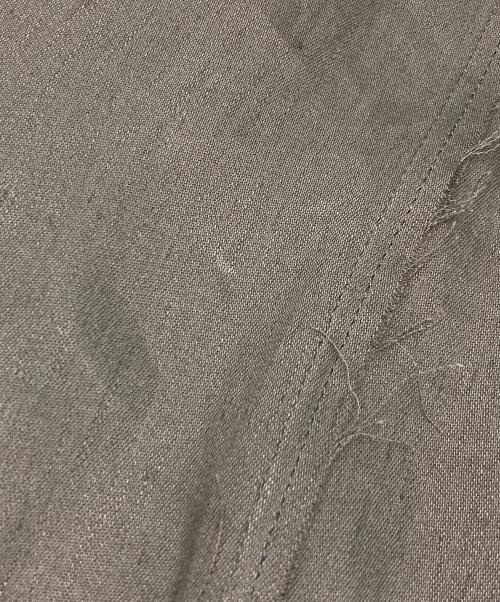 MADISON BLUE（マディソンブルー）MADISON BLUE (マディソンブルー) リネンサテンコート グリーン サイズ:Sの古着・服飾アイテム