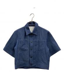 MACPHEE（マカフィー）の古着「デニムショートスリーブジャケット」｜インディゴ