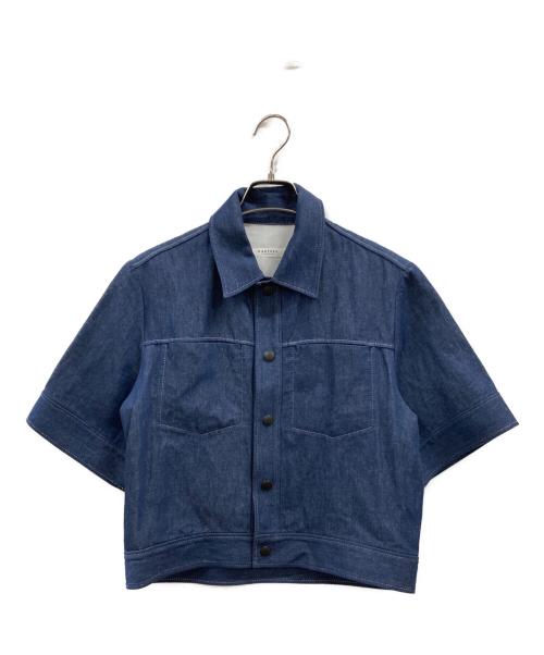MACPHEE（マカフィー）MACPHEE (マカフィー) デニムショートスリーブジャケット インディゴ サイズ:36の古着・服飾アイテム