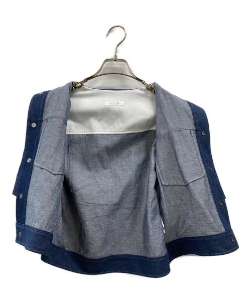 MACPHEE（マカフィー）MACPHEE (マカフィー) デニムショートスリーブジャケット インディゴ サイズ:36の古着・服飾アイテム
