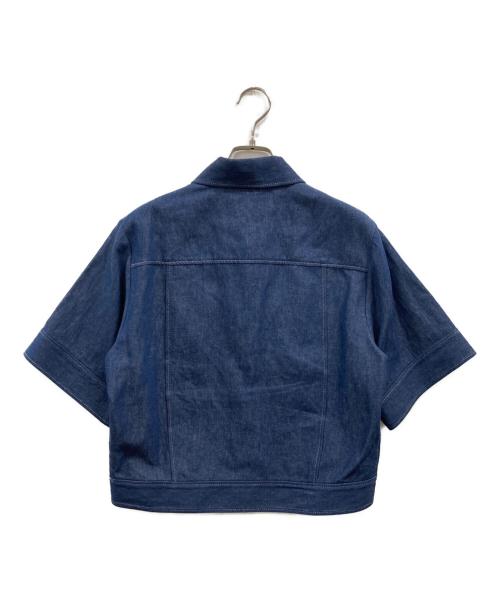 MACPHEE（マカフィー）MACPHEE (マカフィー) デニムショートスリーブジャケット インディゴ サイズ:36の古着・服飾アイテム