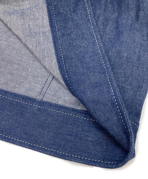 MACPHEE（マカフィー）MACPHEE (マカフィー) デニムショートスリーブジャケット インディゴ サイズ:36の古着・服飾アイテム