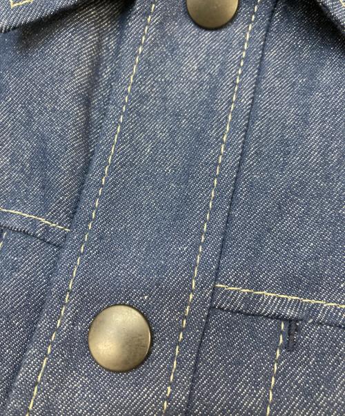 MACPHEE（マカフィー）MACPHEE (マカフィー) デニムショートスリーブジャケット インディゴ サイズ:36の古着・服飾アイテム