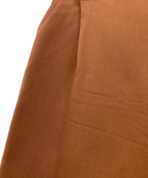 STUDIO NICHOLSON（スタジオ ニコルソン）STUDIO NICHOLSON (スタジオ ニコルソン) SORTE VOLUME PLEAT PANTS オレンジ サイズ:1の古着・服飾アイテム