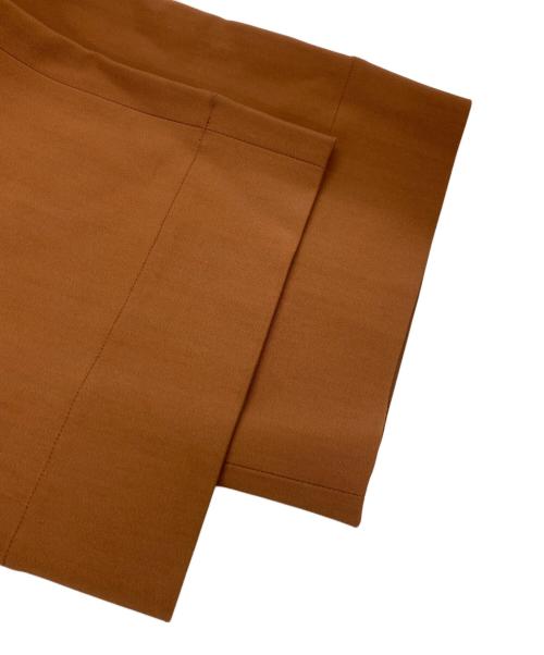 STUDIO NICHOLSON（スタジオ ニコルソン）STUDIO NICHOLSON (スタジオ ニコルソン) SORTE VOLUME PLEAT PANTS オレンジ サイズ:1の古着・服飾アイテム