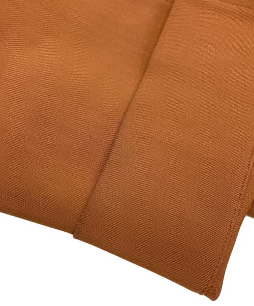 STUDIO NICHOLSON（スタジオ ニコルソン）STUDIO NICHOLSON (スタジオ ニコルソン) SORTE VOLUME PLEAT PANTS オレンジ サイズ:1の古着・服飾アイテム