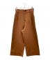 STUDIO NICHOLSON（スタジオ ニコルソン）の古着「SORTE VOLUME PLEAT PANTS」｜オレンジ