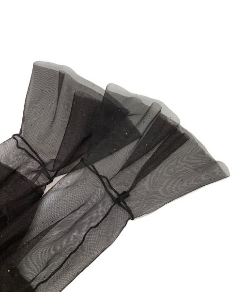 Snidel（スナイデル）Snidel (スナイデル) シアードッキングベロアドレス ブラウンの古着・服飾アイテム