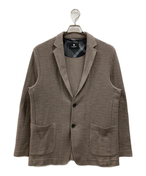 BLACK LABEL CRESTBRIDGE（ブラックレーベル クレストブリッジ）BLACK LABEL CRESTBRIDGE (ブラックレーベル クレストブリッジ) ニットジャケット ブラウン サイズ:LLの古着・服飾アイテム