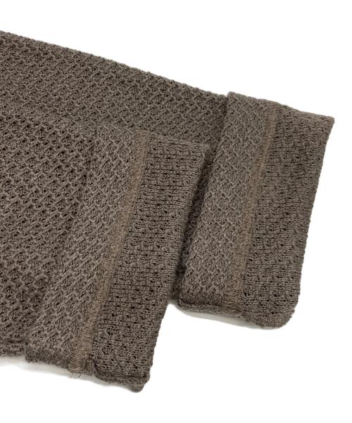 BLACK LABEL CRESTBRIDGE（ブラックレーベル クレストブリッジ）BLACK LABEL CRESTBRIDGE (ブラックレーベル クレストブリッジ) ニットジャケット ブラウン サイズ:LLの古着・服飾アイテム