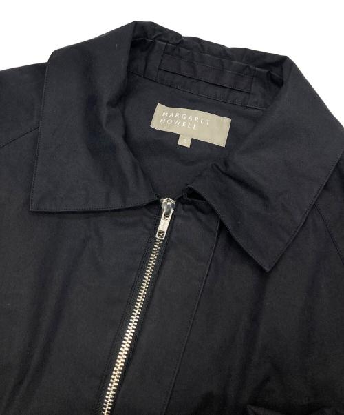 MARGARET HOWELL（マーガレットハウエル）MARGARET HOWELL (マーガレットハウエル) HIGHDENSE POPLIN COAT ブラック サイズ:Sの古着・服飾アイテム