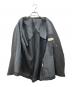POLYPLOID (ポリプロイド) リネンウールダブルジャケット ブラック サイズ:2：10000円