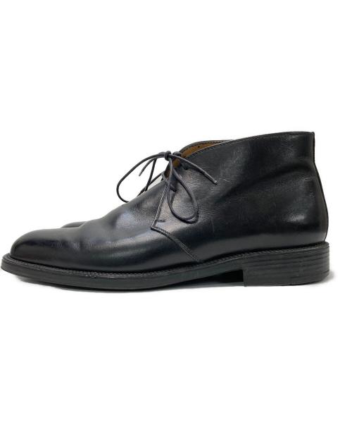 Salvatore Ferragamo（サルヴァトーレ フェラガモ）Salvatore Ferragamo (サルヴァトーレ フェラガモ) チャッカーブーツ ブラック サイズ:7の古着・服飾アイテム