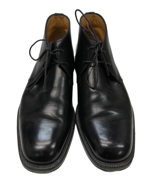 Salvatore Ferragamo（サルヴァトーレ フェラガモ）Salvatore Ferragamo (サルヴァトーレ フェラガモ) チャッカーブーツ ブラック サイズ:7の古着・服飾アイテム