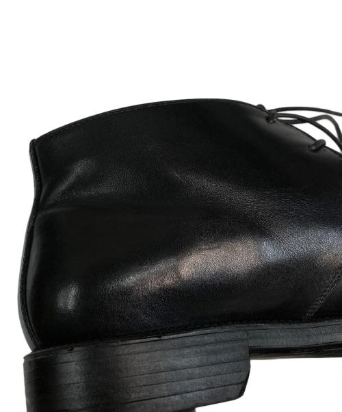 Salvatore Ferragamo（サルヴァトーレ フェラガモ）Salvatore Ferragamo (サルヴァトーレ フェラガモ) チャッカーブーツ ブラック サイズ:7の古着・服飾アイテム