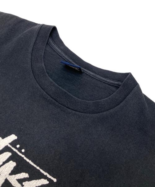 stussy（ステューシー）stussy (ステューシー) ロゴプリントTシャツ ブラック サイズ:Mの古着・服飾アイテム