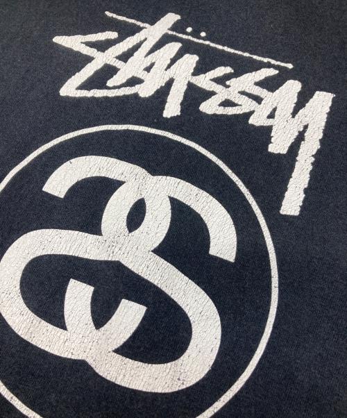 stussy（ステューシー）stussy (ステューシー) ロゴプリントTシャツ ブラック サイズ:Mの古着・服飾アイテム