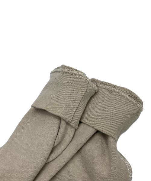 C.E（シーイー）C.E (シーイー) WIDE RIB CUT CREW NECK 2 ベージュ×グレー サイズ:Mの古着・服飾アイテム