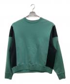 C.Eシーイー）の古着「SIDE COLOUR CREW NECK」｜グリーン