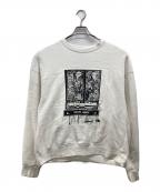C.Eシーイー）の古着「WASHED WHITE TEMPLE CREW NECK」｜ホワイト