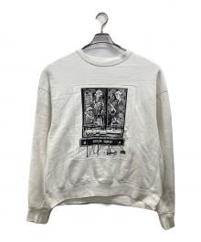 C.E（シーイー）の古着「WASHED WHITE TEMPLE CREW NECK」｜ホワイト