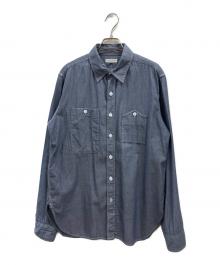Engineered Garments（エンジニアド ガーメンツ）の古着「ストライプシャツ」｜ネイビー