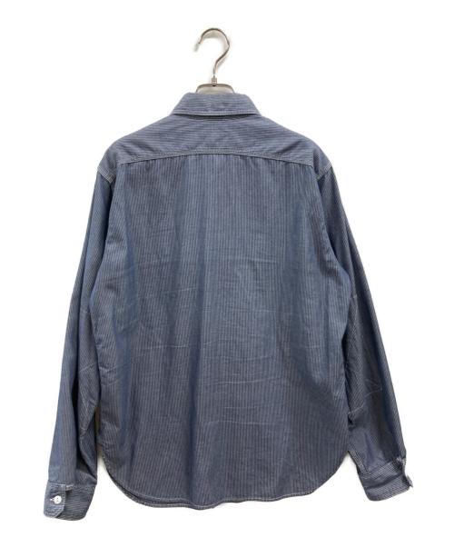 Engineered Garments（エンジニアド ガーメンツ）Engineered Garments (エンジニアド ガーメンツ) ストライプシャツ ネイビー サイズ:Mの古着・服飾アイテム