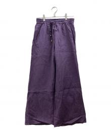 IENA LA BOUCLE（イエナ ラ ブークル）の古着「リネンブロードイージーパンツ」｜パープル