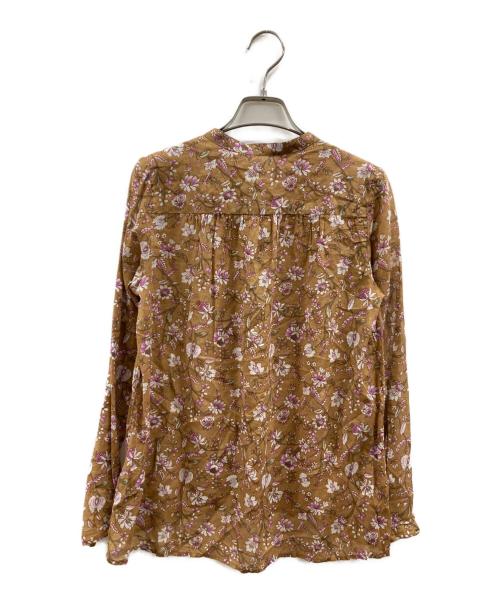 ISABEL MARANT ETOILE（イザベルマランエトワール）ISABEL MARANT ETOILE (イザベルマランエトワール) 花柄ブラウス ブラウン サイズ:34の古着・服飾アイテム