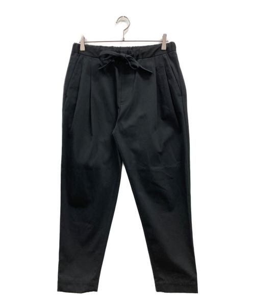 mu（ムー）mu (ムー) EASY TROUSERS ブラック サイズ:不明（実寸参照）の古着・服飾アイテム