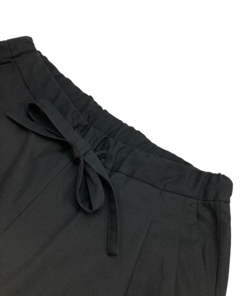 mu（ムー）mu (ムー) EASY TROUSERS ブラック サイズ:不明（実寸参照）の古着・服飾アイテム