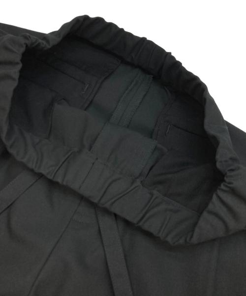 mu（ムー）mu (ムー) EASY TROUSERS ブラック サイズ:不明（実寸参照）の古着・服飾アイテム