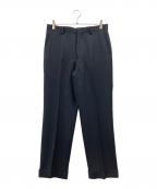 AURALEEオーラリー）の古着「WOOL KID MOHAIR KERSEY SLACKS」｜ブラック