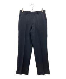AURALEE（オーラリー）の古着「WOOL KID MOHAIR KERSEY SLACKS」｜ブラック