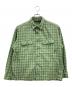 Patagonia（パタゴニア）の古着「ヘビーフランネルシャツ」｜グリーン