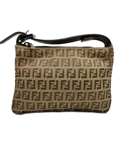 FENDI（フェンディ）FENDI (フェンディ) ズッカ柄ミニハンドバッグ ベージュの古着・服飾アイテム