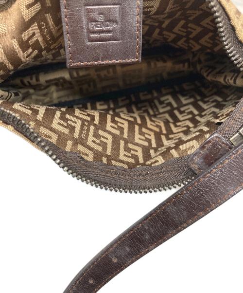 FENDI（フェンディ）FENDI (フェンディ) ズッカ柄ミニハンドバッグ ベージュの古着・服飾アイテム